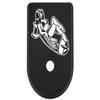 NDZ Performance Magazine Base Plate Finger Extension for Glock Gen 1-5 9mm 40 .357 SIG, Laser Engraved Black Anodized Aluminum Popular Images - Bomb Pinup Girl 1 view 1