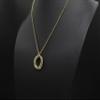 A Charmed Impression Gold Hammered Infinity Necklace - Mother Daughter Gift view 2