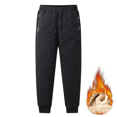 ZGSYH Unisex Snow Pants,2024 Plus Size Fleece-Lined Waterproof Snow Pants,Casual Ski Snow Pants Warm Sweatpants for Men and Women (Color : Black1, Size : XXXXX-Large)
