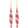Cleveland Browns Two-Pack Swirl Blown Glass Ornament Set view 1