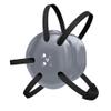 Great Call Athletics | Classic Wrestling Headgear w/ Black Straps Earguard Adult Grappling Head Gear Ear Guards MMA Jiu Jitsu (Silver w/ Black Straps)