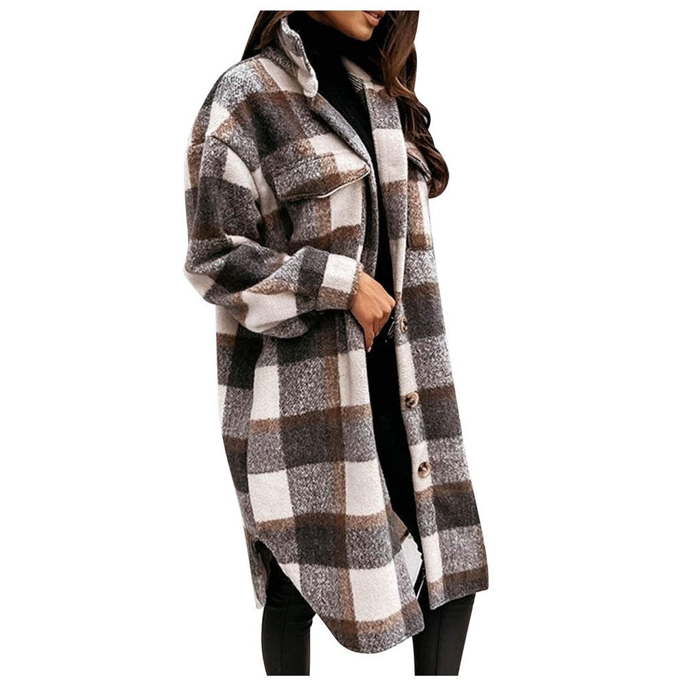 Canbebig Clearance Women's Heavyweight Long-Sleeve Hooded Puffer Coat C-Gray