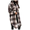 Canbebig Clearance Women's Heavyweight Long-Sleeve Hooded Puffer Coat C-Gray view 1