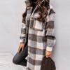 Canbebig Clearance Women's Heavyweight Long-Sleeve Hooded Puffer Coat C-Gray view 2