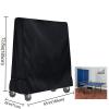 Tarp, Table Tennis Table Cover Outdoor, Waterproof 300D Oxford Fabric, Windproof Anti-UV Rip Proof Ping Pong Table Cover, Indoor /Outdoor view 2