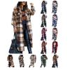 Canbebig Clearance Women's Bomber Jacket Casual Coat Zip Up Outerwear Windbreaker with Pockets A-Khaki view 1