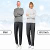 ZGSYH Unisex Snow Pants,2024 Plus Size Fleece-Lined Waterproof Snow Pants,Casual Ski Snow Pants Warm Sweatpants for Men and Women (Color : Black1, Size : XXXX-Large) view 2