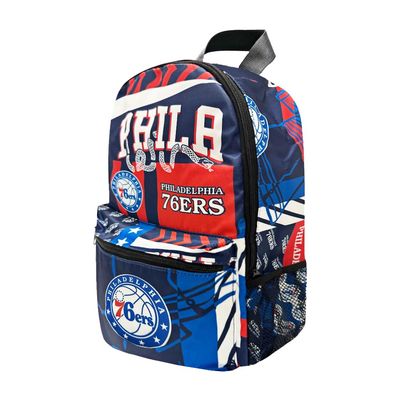 Pro Specialties Group Philadelphia 76ers basketball travel backpack, hiking, gym Backpack durable bag designed for men and women. Ideal for Adults, extra-large & waterproof use for various activities