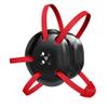 Great Call Athletics | Wrestling Classic Headgear Earguard Adult Grappling Head Gear Adjustable Ear Guards Varsity Red Straps (Black w/ Varsity Red Straps)