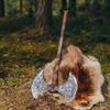 Forest Hunting 40 Two Handed Large Berserker Axe, Larges Norse Axes,Scandinavian Style Viking Dane Axes Double Headed ax, Ashwood Handle Functional Viking ax (Larg Double Headed Axe) view 3