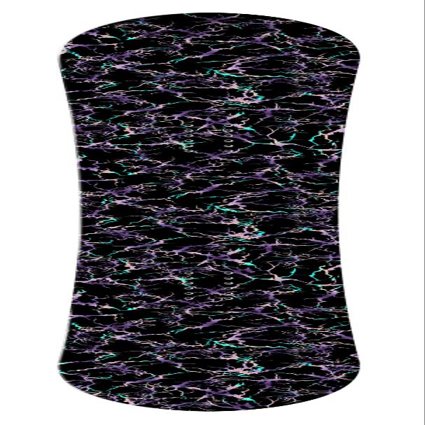 Snowboard Wrap #376 - Teal, Purple Cracked Paint Snowboard Graphic Wrap - Laporte Graphics - Includes Application Squeegee - 14 inch x 65 inch fits Most Snowboards