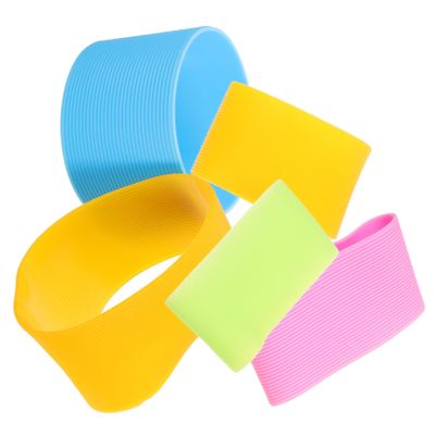 BESPORTBLE 15pcs Silicone Bottle Sleeve Non- Covers for Glass Ceramic Mugs Multi for Home