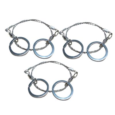 Yardenfun 3pcs Survival Wire Saw Lightweight Portable Hand Tools for Camping Hiking and Outdoor Adventures Essential Gear for Efficient Cutting