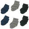 Babysoy Newborn Baby Boy Gripper Socks for Crawling- Walking Toddler Ankle Non-Slip Socks with Grips- Pack of 6s  (12-24 Months, Cool) view 1