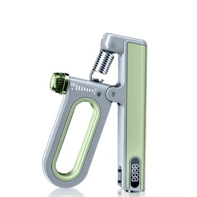 KagaKu Hand Grips Strengthener with Counter, Adjustable Grip Strength Trainer, Adjustable Resistance 22-260lbs Wrist Strengthener Exerciser with Counter (Color : Green)