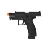 ASG CZ P-10C CO2 Airsoft Pistol - Blowback Airsoft Gun - Adjustable Hop-Up - Metal Slide - Threaded Barrel/Optic Ready - FDE - 6mm Airsoft BB - Black view 4