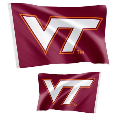 Desert Cactus Virginia Tech Flag Double Sided Hokies VT Banners 100% Polyester Indoor Outdoor 3x5 feet Flags (Double Sided - Flag 1)