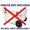 USATuff Vinyl Cooler Lid Kit Compatible with YETI Haul Wheeled Tundra | Easy Peel & Stick Application Cooler Skin Decal Wrap | Durable Pre-Cut Pieces | Made for Outdoor Use - Thin Redline Flag view 2