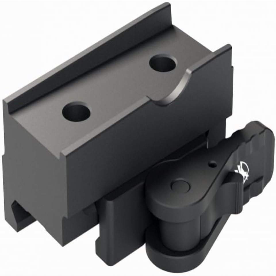 AGM 63061141 AGM-2114 ADM Low Base Single Lever QR Mount, 0.78 Inches Hight for Rattler TC Family and NEITH DC , Fast and Easy Installation , for Mounting to Any Weaver or Picatinny Rails