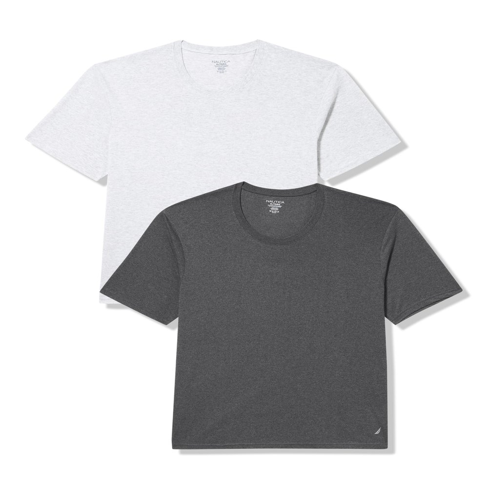 Nautica Men's 3-Pack Heathered Crew Neck T-Shirts