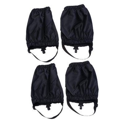 BESPORTBLE 2pcs Hiking Foot Covers Lightweight Waterproof Oxford Cloth Gaiters Lattice Ankle Gaiters for Women
