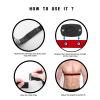 Polar H10 H9 H7 Chest Strap Replacement - Adjustable Soft HRM Strap Compatible with Polar Heart Rate Sensor (Red) view 2