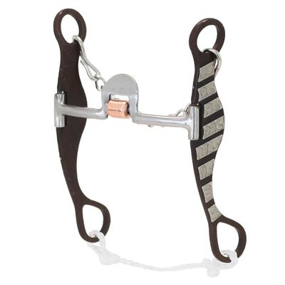 Cowboy Tack Tyler Magnus Spoon Roller Fanny Cheek Long Shank Bit