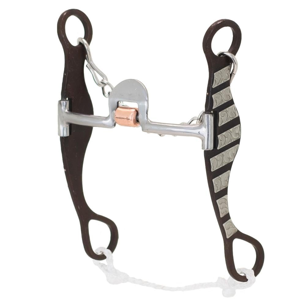 Cowboy Tack Tyler Magnus Spoon Roller Fanny Cheek Long Shank Bit