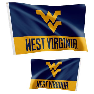 Desert Cactus West Virginia University Flag Double Sided WVU Mountaineers Banners 100% Polyester Indoor Outdoor 3x5 feet Flags (Double Sided - Flag 7)