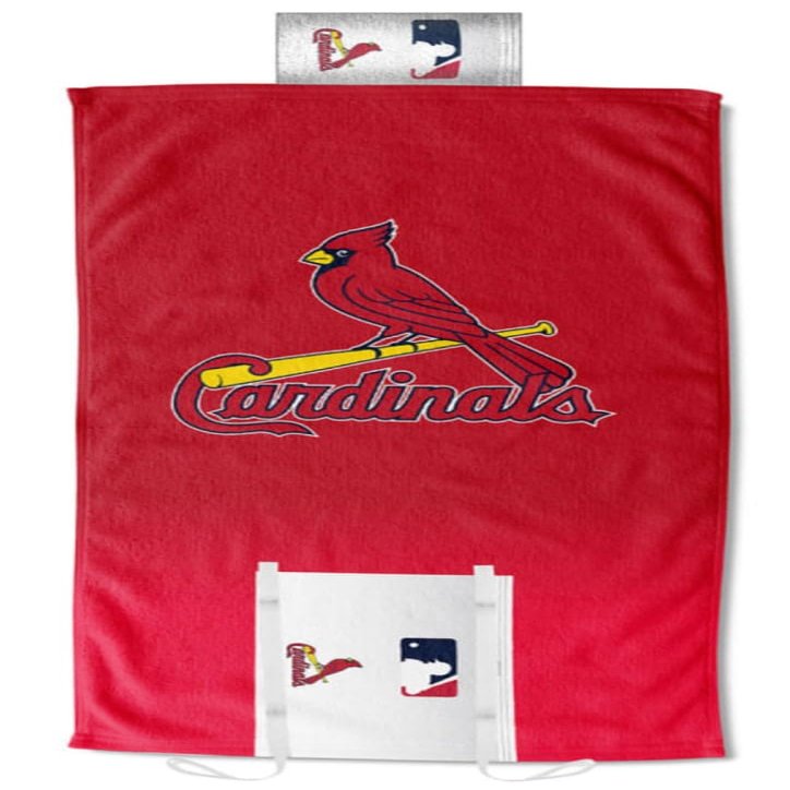 Northwest Licensed MLB Easy Roll Up Comfort Microfiber Beach Towel with Built in Pillow (St Louis Cardinals)