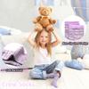 SPTRAMLE Girls Socks, Mid Calf Crew Socks 6 Pairs for Active Girls Boys Toddler Kids Children 10-14 Years Old view 2
