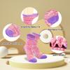 SPTRAMLE Girls Socks, Mid Calf Crew Socks 6 Pairs for Active Girls Boys Toddler Kids Children 10-14 Years Old view 3