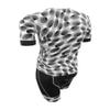 De Soto Sport Men's Forza Hybrid Short Sleeve Trisuit (Liquid Grey Circles, Size Large) view 2
