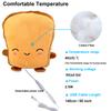 USB Hand Warmers Cute USB Heating Gloves Hand Warmers GlovesHalf Wearable Toast Laptop Fingerless 5V USB Powered Heated Gloves Gift Winter Fashion Gloves for Women and Children view 2
