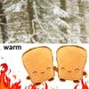 USB Hand Warmers Cute USB Heating Gloves Hand Warmers GlovesHalf Wearable Toast Laptop Fingerless 5V USB Powered Heated Gloves Gift Winter Fashion Gloves for Women and Children view 4