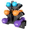 Portzon Weights Dumbbells Set with Various Color and Weights and Compatible, 1-15 LB, Anti-Slip, Anti-roll, Hex Shape view 1