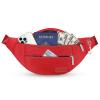 Large Stylish Belt Bag for Women Red fanny Pack Crossbody Sling Bags Waist Packs with Adjustable Strap Gifts for Women view 1