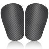 2pcs Mini Soccer Shin Guards, Dark Grey Extra Mini Football Shin Guards Youth and Adults Shin Pad Guards Protective Equipment Shin Guards for Man Women Kids Boys Girls Toddler view 1