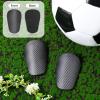 2pcs Mini Soccer Shin Guards, Dark Grey Extra Mini Football Shin Guards Youth and Adults Shin Pad Guards Protective Equipment Shin Guards for Man Women Kids Boys Girls Toddler view 2