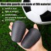 2pcs Mini Soccer Shin Guards, Dark Grey Extra Mini Football Shin Guards Youth and Adults Shin Pad Guards Protective Equipment Shin Guards for Man Women Kids Boys Girls Toddler view 3