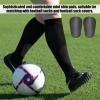 2pcs Mini Soccer Shin Guards, Dark Grey Extra Mini Football Shin Guards Youth and Adults Shin Pad Guards Protective Equipment Shin Guards for Man Women Kids Boys Girls Toddler view 4