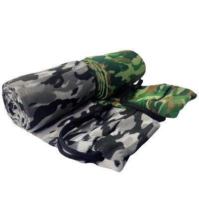 Hecho.Ds 2Pcs Thick Gun Socks, Elastic Stretch Gun Sock for Guns with Scopes, Wide Gun Sock Covers for Shotguns, Rifles, Shotguns, 52"x4" Silicone Treated and Rust Proof. (GnCam&GCam)