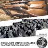 Hecho.Ds 2Pcs Thick Gun Socks, Elastic Stretch Gun Sock for Guns with Scopes, Wide Gun Sock Covers for Shotguns, Rifles, Shotguns, 52"x4" Silicone Treated and Rust Proof. (GnCam&GCam) view 3