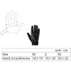 Gloves Unisex Gloves, Touch Screen Ice Silk Fabric Elastic Mittens, Breathable Full Finger Gloves for Outdoor Bicycle Riding, Black Full Finger view 2