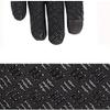 Gloves Unisex Gloves, Touch Screen Ice Silk Fabric Elastic Mittens, Breathable Full Finger Gloves for Outdoor Bicycle Riding, Black Full Finger view 3