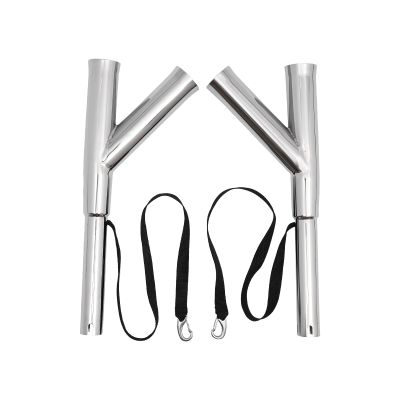CNCEST 2 Rod Holders,Stainless Steel Rod Holder, Fishing Rod Holder, Stainless Steel Rod Holder