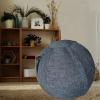 WTZHHK Exercise Ball Chairs Cover Applicable to Pilates Ball Yoga Ball Chair Birthing Ball Pregnancy Stylish, Durable, and ComfortableNo Balls Included(Navy Blue,55CM) view 4