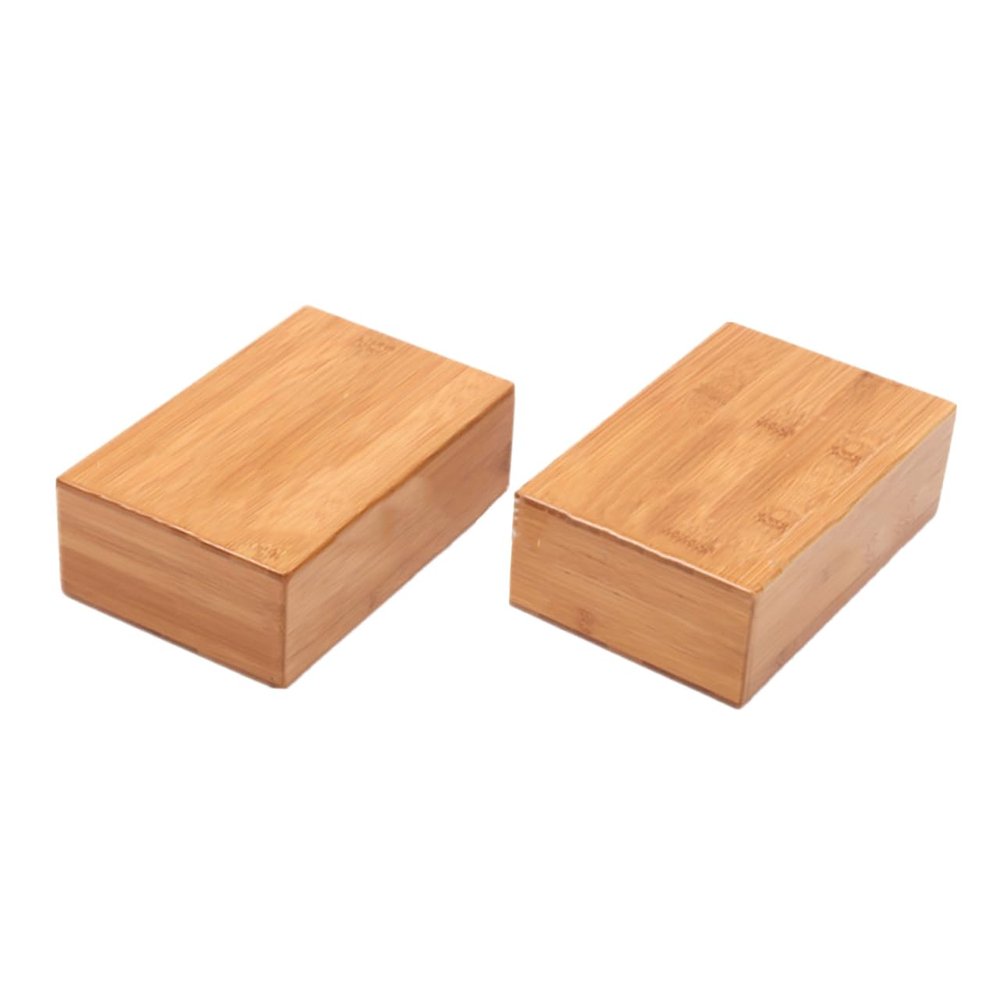CORHAD 1pc Natural Yoga Brick Lightweight Yoga Training Aid for Home Fitness Smooth for Safe Practice Portable Exercise Tool for Enhanced Flexibility and Comfort