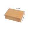 CORHAD 1pc Natural Yoga Brick Lightweight Yoga Training Aid for Home Fitness Smooth for Safe Practice Portable Exercise Tool for Enhanced Flexibility and Comfort view 2