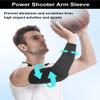 SUJAYU Padded Arm Sleeve Volleyball Arm Sleeves, 2 Pack Honeycomb Elbow Pads Elbow Braces, Football Baseball Basketball Sleeves (White, L) view 2